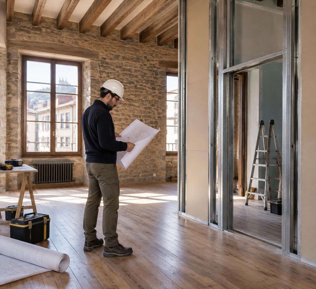 avant de démolir une cloison dans un immeuble canut, vérifiez sa fonction et l’état du bâti ancien. découvrez les précautions à prendre.