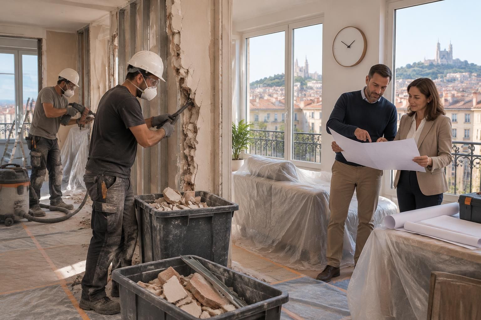démolition en copropriété à lyon : découvrez les autorisations du syndic, les règles à respecter et les horaires autorisés pour vos travaux.
