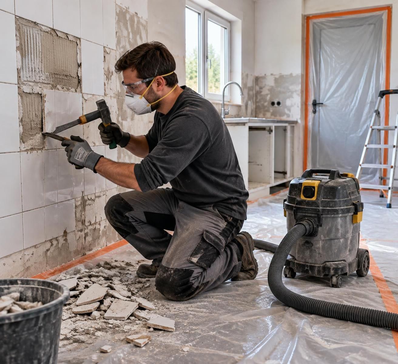 découvrez les méthodes pour déposer un ancien carrelage collé, limiter la poussière et anticiper les surcoûts liés aux travaux.